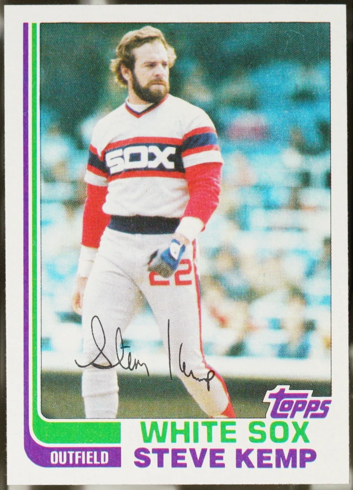 1982 Topps Traded Baseball Steve Kemp #54T NM - Image 1 of 1