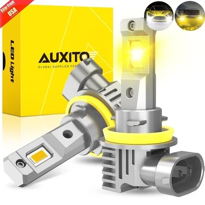 2-10x H11 H8 H9 H16JP LED lâmpadas de neblina DRL kits de substituição de halogênio 6000K 80000LM - Imagem 1 de 4