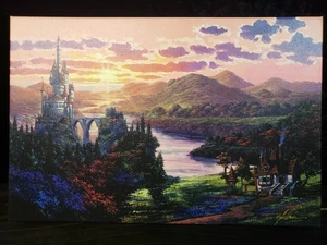 DISNEY FINE ART RODEL GONZALES LTD ED THE BEAUTY IN THE BEAST'S KINGDOM 12 X 18 - Picture 1 of 24