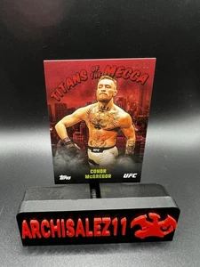 CONOR MCGREGOR 2024 TOPPS UFC NYC #TM-13 TITANS OF THE MECCA RED 06/10 - Picture 1 of 2