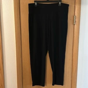 Habitat Clothes to Live In Women’s Pull On Relaxed Fit Pants Black Size Large - Picture 1 of 11