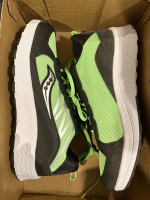 Saucony Youth Shoes Size 4 1/2 M New Dash Black And Green Sk267378 - Image 1 of 4