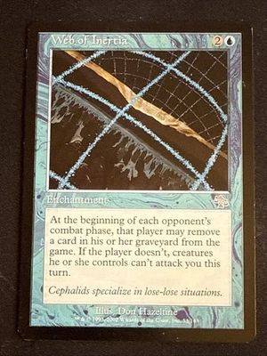 1x Web of Inertia (53) Judgment MP MTG Magic the Gathering x1 MKE - Image 1 of 2