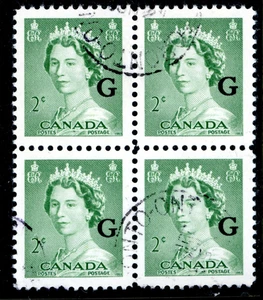 Canada 1953 2¢ Green Scott #O34 VFU K683 - Picture 1 of 6