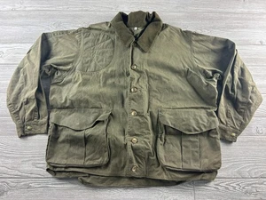 Ottima giacca da caccia vintage CC Filson stile verde militare 50 tiro taglia XL - Foto 1 di 9