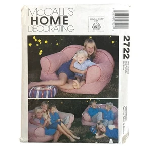 McCall’s Sewing Pattern 2722 Children’s Sofa Loveseat Ottoman Uncut - Picture 1 of 3