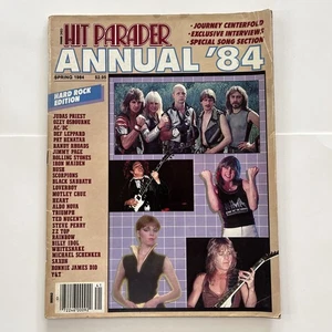 HIT PARADER ANNUAL Spring 1984; Hard Rock Ed/Journey / Interviews / Special - Picture 1 of 3