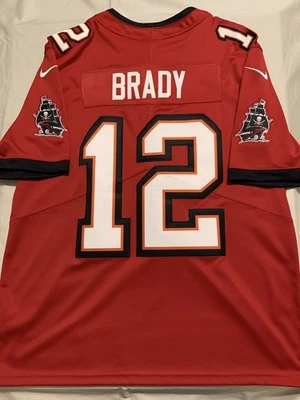 Tom Brady Red Home Nike Limited Stitched NFL Jersey Tampa Bay Buccaneers Men XL - Image 1 of 2