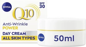 NIVEA Q10 Anti Wrinkle Day Cream Power Firming SPF 15 (50 ml), Anti-Wrinkle UK - Picture 1 of 9
