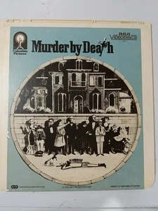 Murder By Death 1976 Vintage CED Video Disc Comedy Movie Artwork Peter Falk - Picture 1 of 7