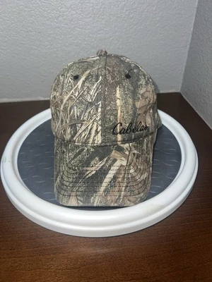 Cabela’s Camo Hat Baseball Cap Hunting Fishing Camouflage Adjustable Strap  - Image 1 of 4