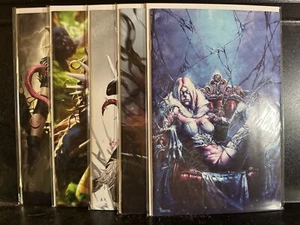 COMPLETO Muerte del Venomverso #1 2 3 4 5 Virgen Desconocida Exclusivas (2023) - Imagen 1 de 11