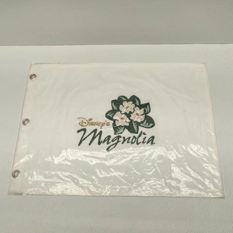 Disney's Magnolia PGA Golf Course Pin Flag Embroidered 3 Ring Walt Disney World Cover