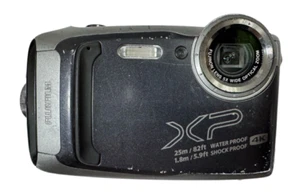 Fujifilm Finepix XP140 Dark silver Waterproof Digital Camera From Japan Used - Picture 1 of 5