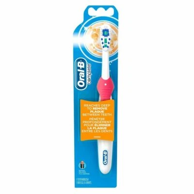 Cepillo de dientes Oral B a batería acción completa limpieza profunda cerdas suaves 1ct Foto 1 de 3