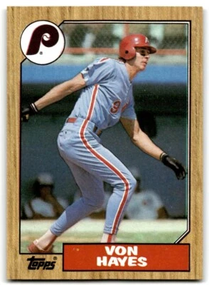1987 Topps Von Hayes Philadelphia Phillies #666 - Image 1 of 2
