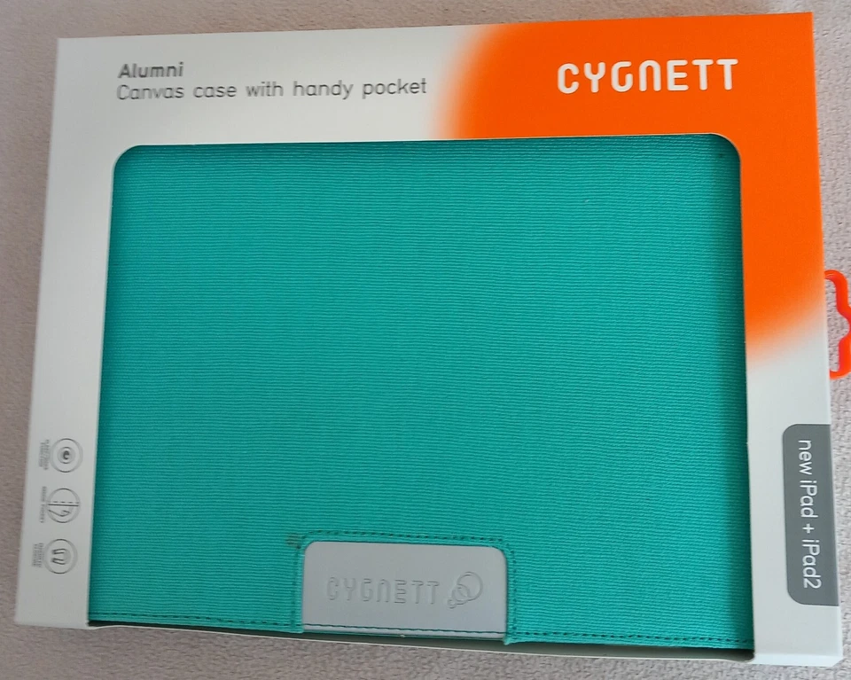 Cygnett Alumni Canvas Casa Inside Pocket for iPad 1st, 2nd, 3rd & 4th Gen - Image 1 of 4
