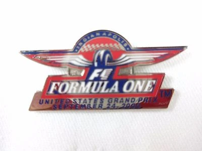 2000 Formula-1 Indianapolis United States Grand Prix Event Lapel Pin IMS F1 - Image 1 of 4