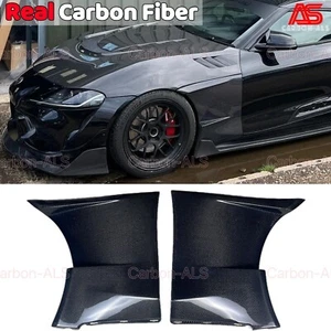 2PCS Carbon Fiber EVS Style Front Fenders for Toyota Supra A90 A91 MK5 2019-2025 - Picture 1 of 12