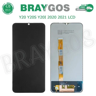 BRAYGOS Für VIVO Y20 Y20S Y20i 2020 2021 Touchscreen Digitizer LCD Display Baugruppe
