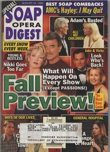 Soap Opera Digest - Augusts 24, 1999 - Fall Preview - Foto 1 di 2