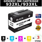 3X Generic 932Xl Black Ink Cartridge For Hp 6100 6600 6700 7110 7510 7610 7612
