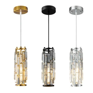 Crystal Pendant Lights Dining Room Lamp Kitchen Lights Hotel Ceiling Lighting - Picture 1 of 16