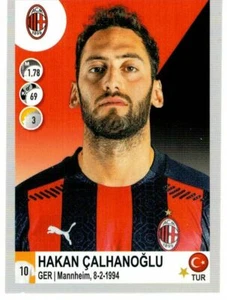 CALCIATORI PANINI 2020-2021 FIGURINA N. 335 CALHANOGLU (MILAN) - Picture 1 of 2