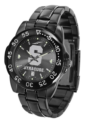 Men's Syracuse University Black Watch Fantom Black Steel Cover