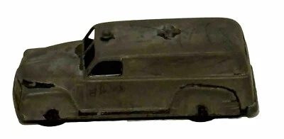 Ambulancia de campo militar del ejército de juguete Tootsie de colección de los años 50 hecha en EE. UU. (K) Foto 1 de 4
