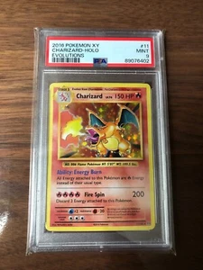 2016 POKEMON XY CHARIZARD HOLO EVOLUTIONS PSA COME NUOVO 9 #89076402 - Foto 1 di 2