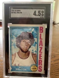 Bill Walton rookie card Topps #39 SGC 4.5 - Picture 1 of 3