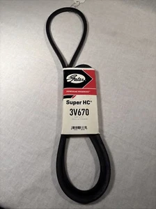 Gates Super HC 3V670 Drive Belt NEW - Picture 1 of 4
