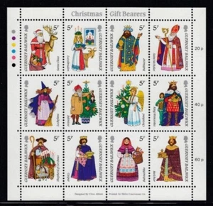 GUERNSEY Christmas Gift Bearers MNH souvenir sheet - Picture 1 of 1