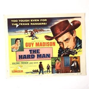 The Hard Man #1 Title lobby card 1957 Guy Madison Valerie French western 11 x 14 - Picture 1 of 2
