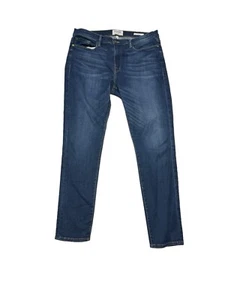 Frame Le Garcon Jeans Women’s 31 Blue Denim Stretch Relaxed Tapered Slim Leg - Picture 1 of 14