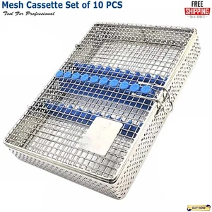 Surgical Dental Instruments Cassette Sterilization Box Medical Instruments Tray - Picture 1 of 7