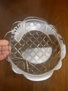 VTG Signed Rogaska Crystal 8" Plate - Picture 1 of 5