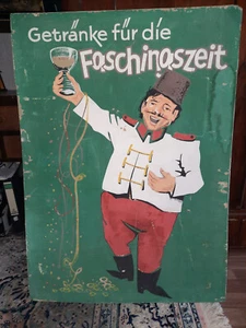 ***Altes Bild Fasching Werbung Reklame 50er Jahre*** - Bild 1 von 9