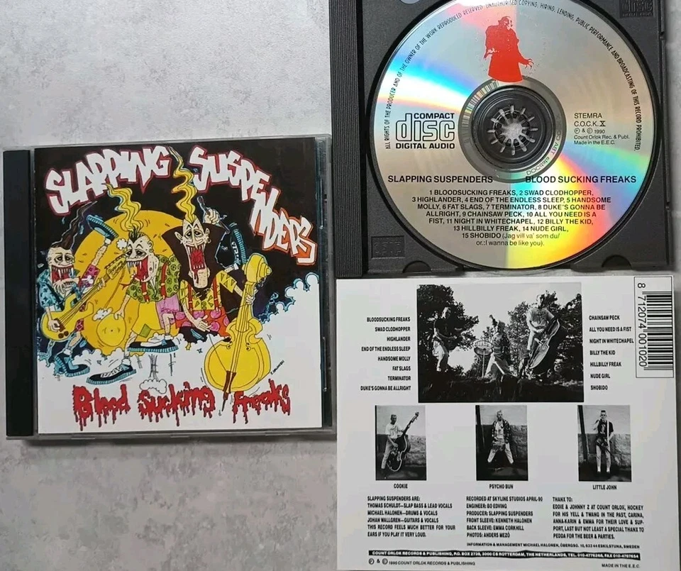 SLAPPING SUSPENDERS Blood Sucking Freaks 1990 CD nude girl Handsome Molly Import - Image 1 of 1