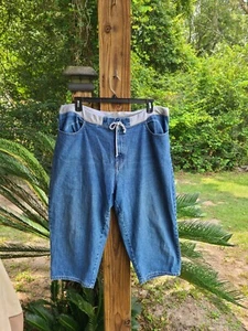 VF Jeanswear Riders Damen Bermuda kurz Gr. 22 W M jeansblau Stretch 4 Taschen - Bild 1 von 4