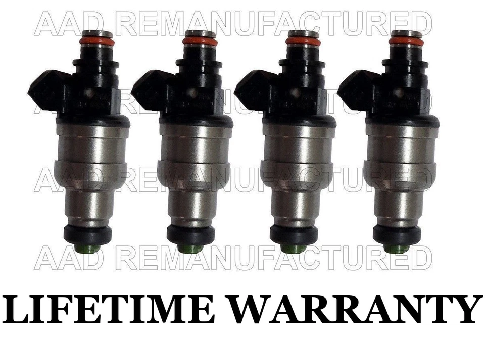  Оригинальный набор из 4 топливных форсунок для 89-90 Mitsubishi Eclipse Gallant 2.0 без турбонаддува - Изображение 1 из 1