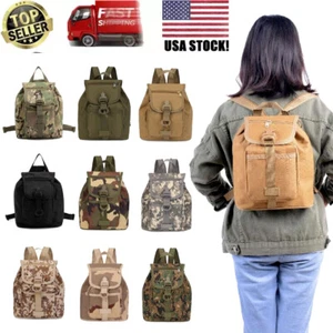 Men Women Tactical Backpack Sling Chest Bag Molle Pack Shoulder Hiking Camping - Picture 1 of 22