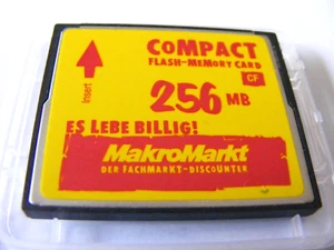 ..... Carte Compact Flash 256 Mo (carte CF 256 Mo ) d'occasion ..... - Photo 1/1