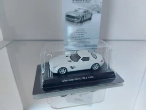 Kyosho Mercedes Benz SLS AMG In White On 1:64 In Box - Picture 1 of 10