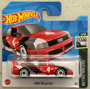 Hot Wheels AUDI 90 QUATTRO Retro Racers Short Card with Protector - Picture 1 of 3
