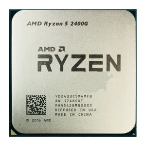 AMD Ryzen 5 2400G R5 2400G 4Core 3.6 GHz YD2400C5M4MFB Socket AM4 CPU Processor - Picture 1 of 1