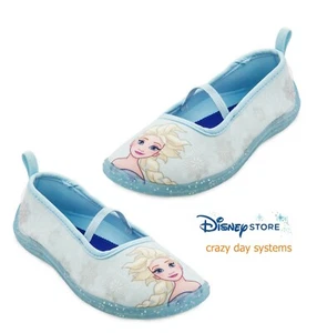 Disney Store Frozen Elsa Swim Shoes Water Shoes Pool Bathing 7 8 9 10 11 12 13  - Picture 1 of 3