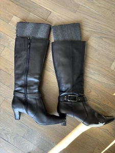 Anne Klein Stiefel 8 hoch schwarz Stiefel - Leder - Bild 1 von 5