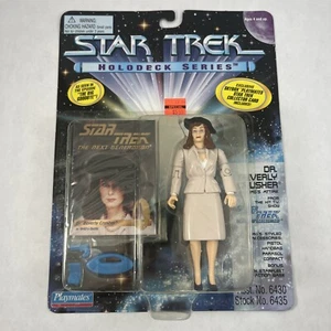 Star Trek Dr CRUSHER The Big Goodbye Figure Holodeck Series MOC Playmates TNG - Foto 1 di 19